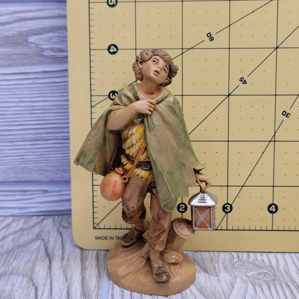 Fontanini Nativity Figure David Carrying Lantern 1987 Depose Italy 144 Christmas
